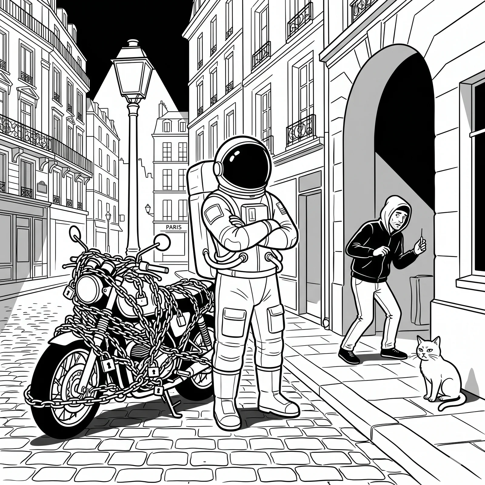 Vol de moto en ville prévention antivol traceur GPS ATMO LEASE
